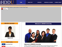 Tablet Screenshot of dbhdduniversity.com